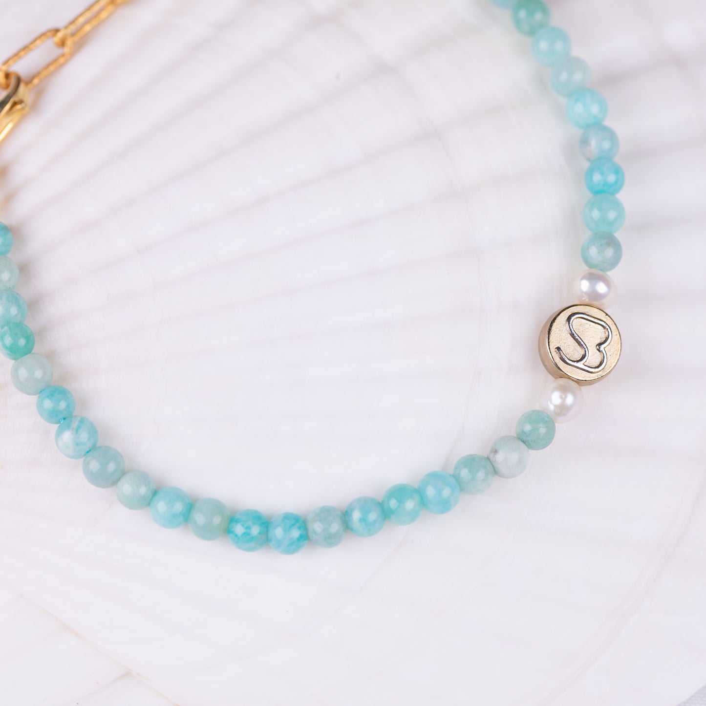 SandBracelet Chain - Amazonite