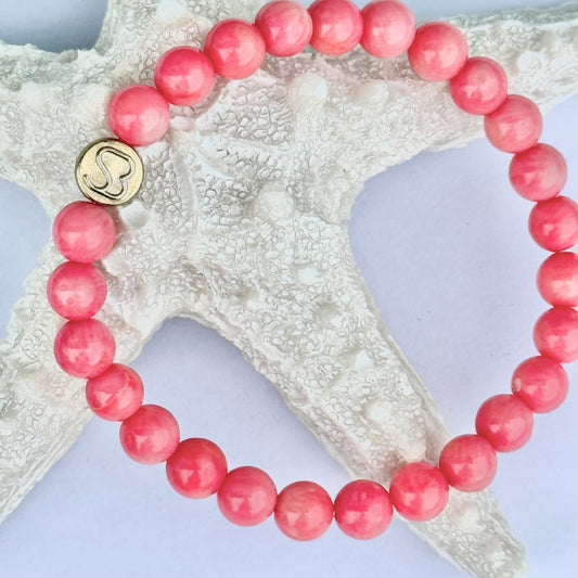 SandBracelet Elastic - Pink Coral